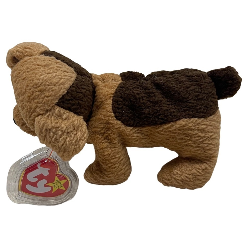 TY Beanie Baby Tuffy The Dog 6.5 Inch 1996 New W/tag Plush Stuff Animal Toy - Picture 2 of 7